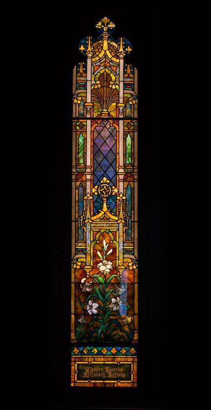 Tweedy and Tiffany Memorial Window:  Angels of Praise