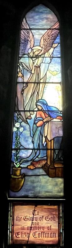Coffman Memorial Window:  The Annunciation