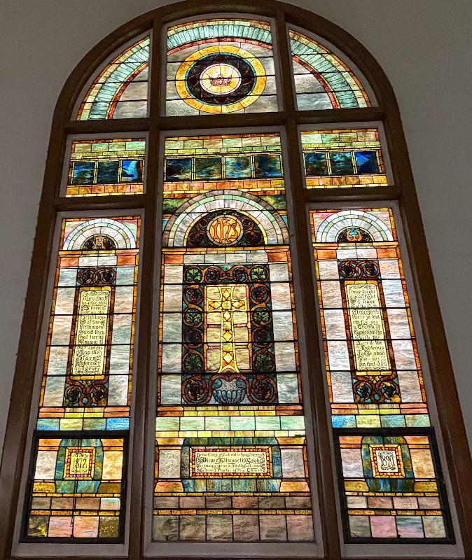 Cobb Memorial Window:  ornamental