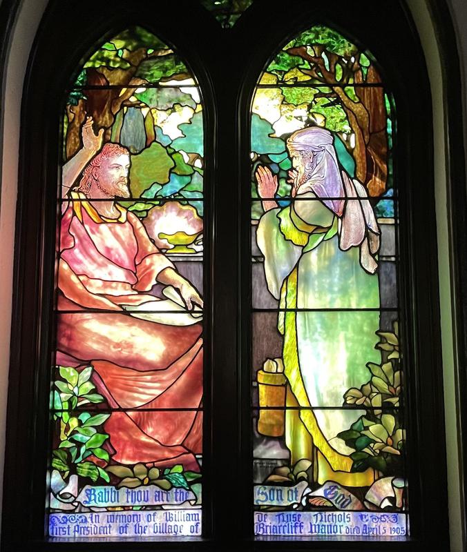 Nichols Memorial Window:  Nathaniel Before Christ