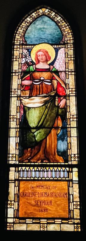 Seymour Memorial Window:  angel