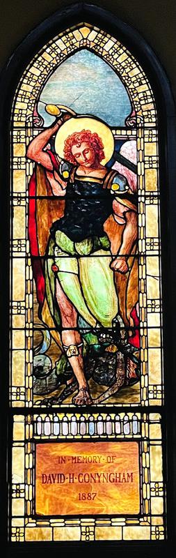 Conyngham Memorial Window:  Archangel Michael