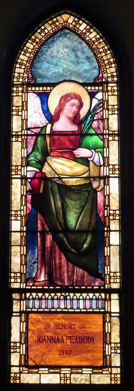 Peabody Memorial Window:  angel