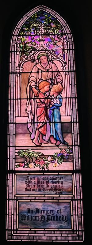 Peabody Memorial Window:  Charity