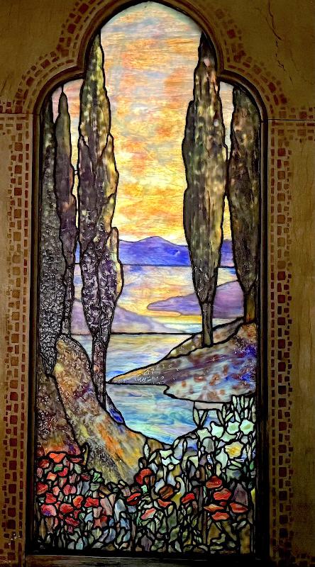 Johnson Memorial Window:  landscape