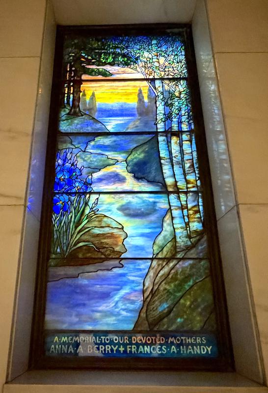 Berry and Handy Memorial Window:  landscape