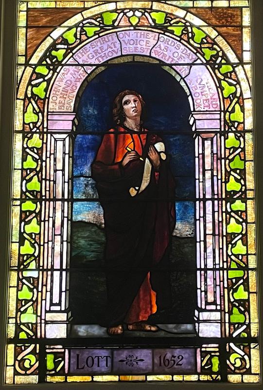 Lott Memorial Window:  St. John