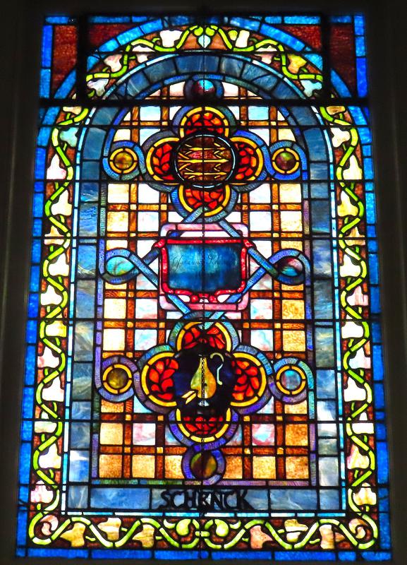 Schenck Memorial Window:  ornamental