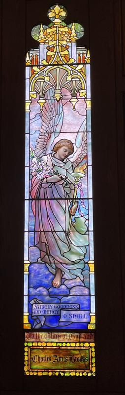Brooks and Ames Memorial Window:  Shadow of Darkness