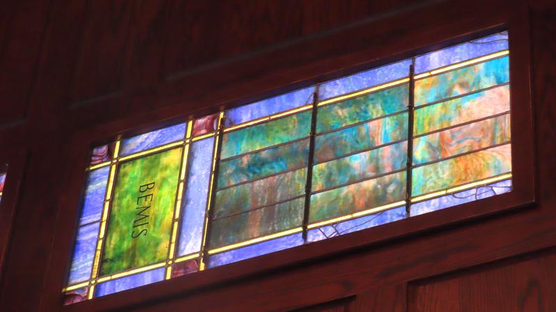 Bemis Memorial Window:  ornamental window