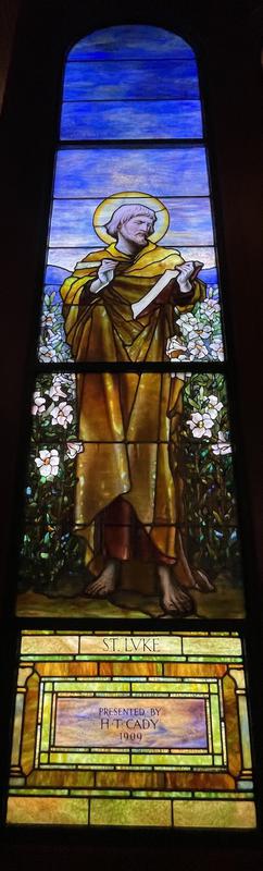 Cady Memorial Window:  St. Luke