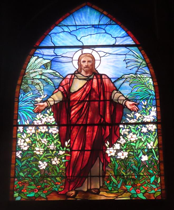 Wolcott Memorial Window:  Come Unto Me