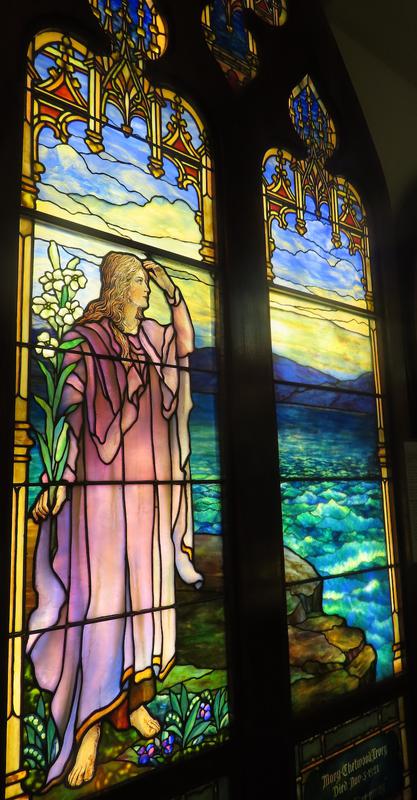 Levey Memorial Window:  Looking to the Sea