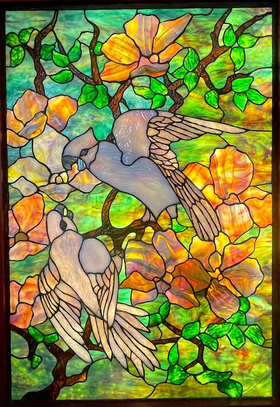 Parrots and Hibiscus