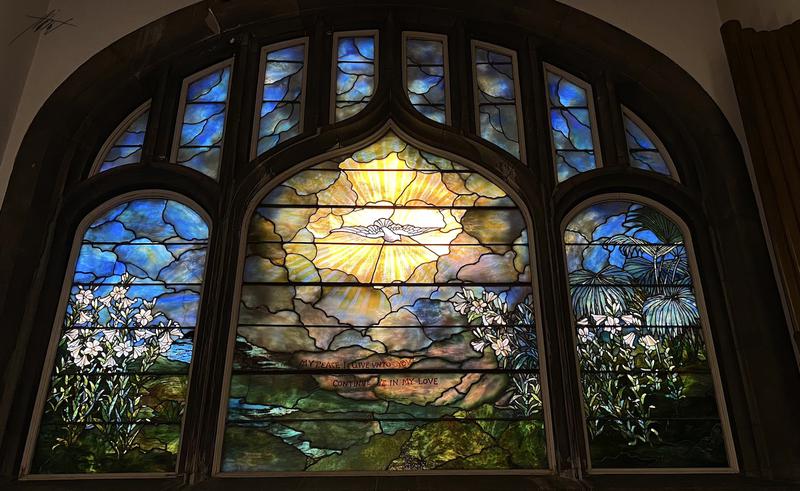 Reid Memorial Window:  landscape