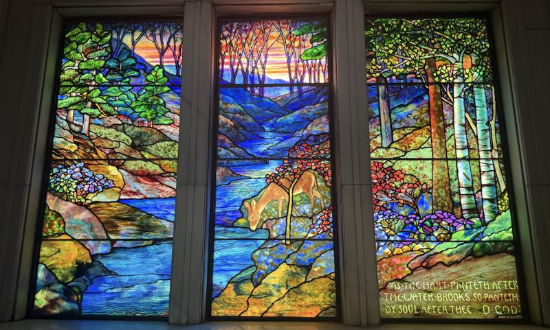 Whitmore Memorial Window:  As the Hart Panteth