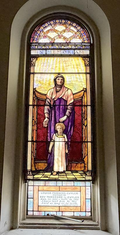 Cuyler Memorial Window:  Samuel and his Mother Hannah