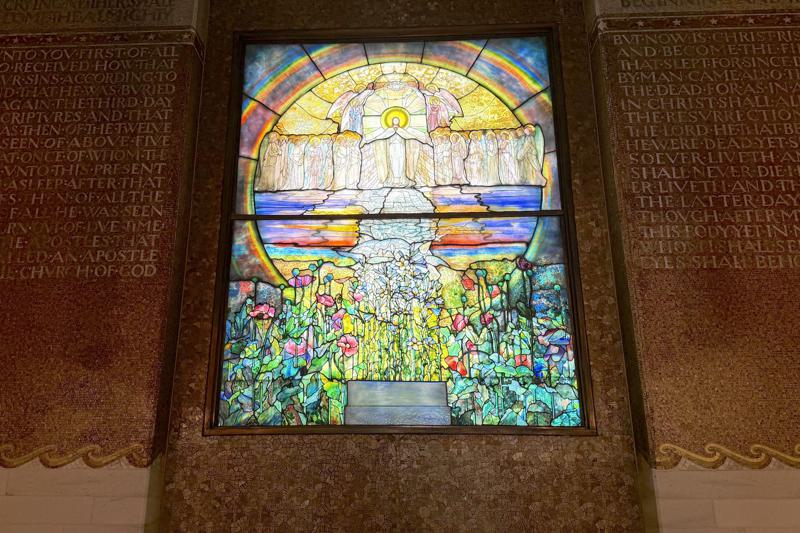 Wade Memorial Window:  The Flight of Souls