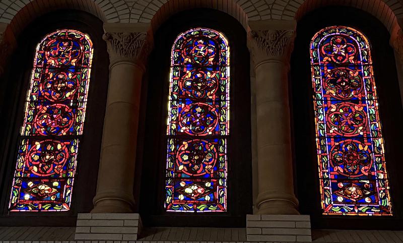 eight ornamental windows