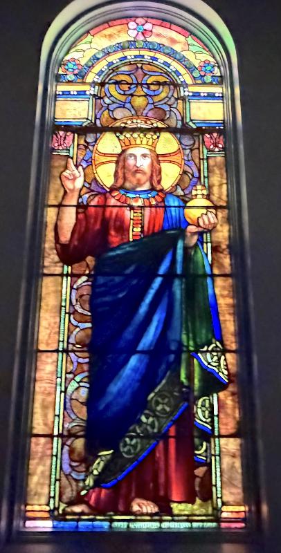 Unangst Memorial Window:  Christ and Mary and Martha
