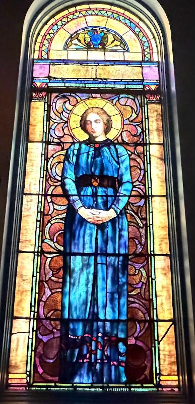 Unangst Memorial Window:  Christ and Mary and Martha