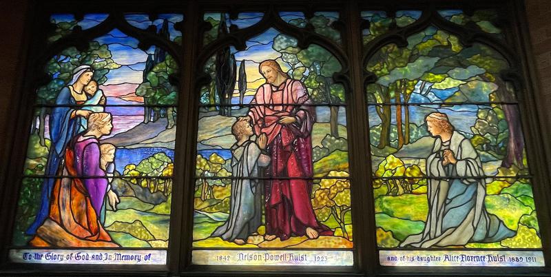 Hulst Memorial Window:  Christ Blessing Children