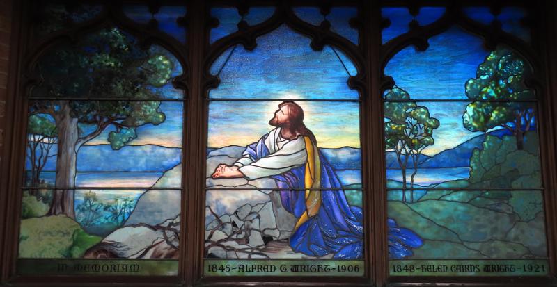 Wright Memorial Window:  Garden of Gethsemane