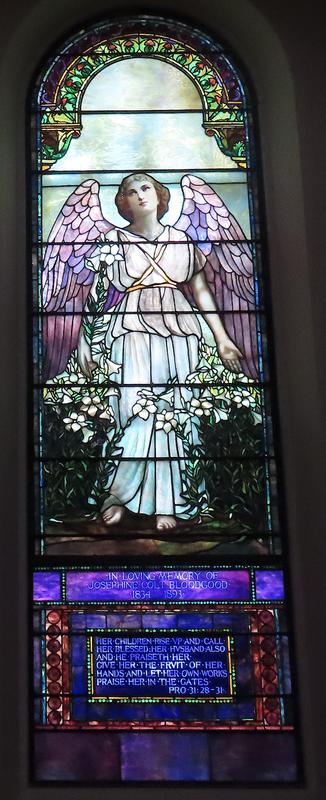 Bloodgood Memorial Window:  Resurrection Angel