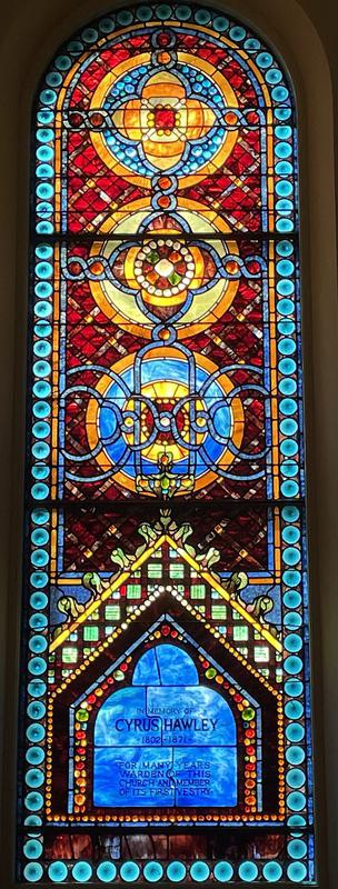 Hawley Memorial Window:  ornamental