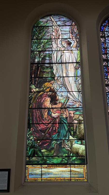 Miller Memorial Window:  Stars of Bethlehem