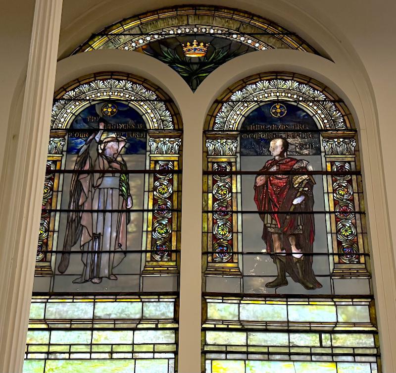 Thayer Memorial Window:  Cornelius and the Angel