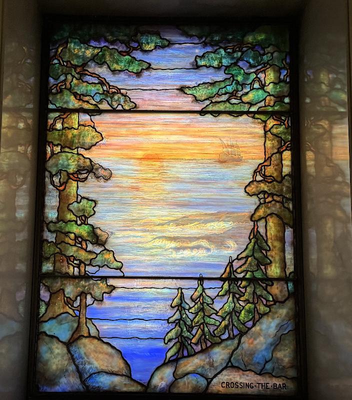 Coleman Memorial Window:  Crossing the Bar