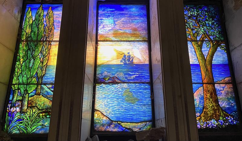 Rawson Memorial Window:  Crossing the Bar