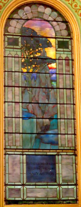 Edson Memorial Window:  landscape