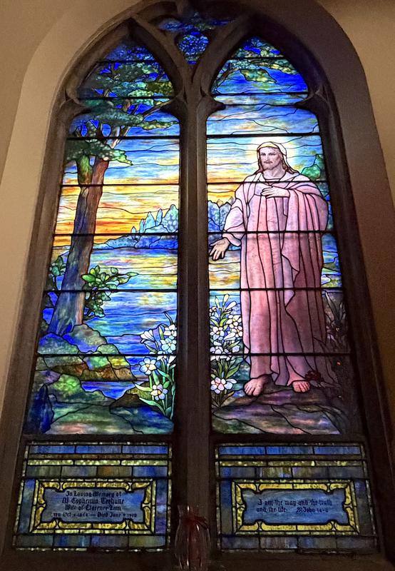 Linn Memorial Window:  Christ, the Teacher on the Shores of Galilee
