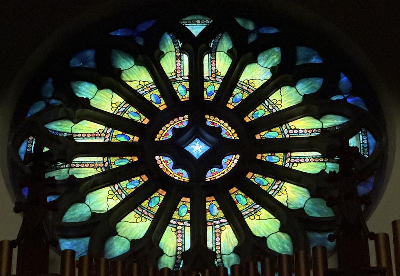 ornamental rose window