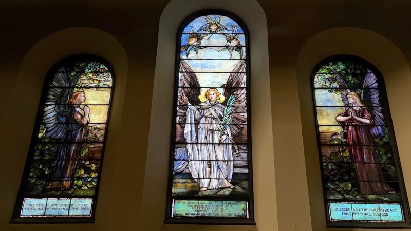 Hall Memorial Window:  Angel of Resurrection