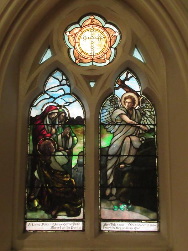 Iselin Memorial Window:  The Three Marys at the Tomb