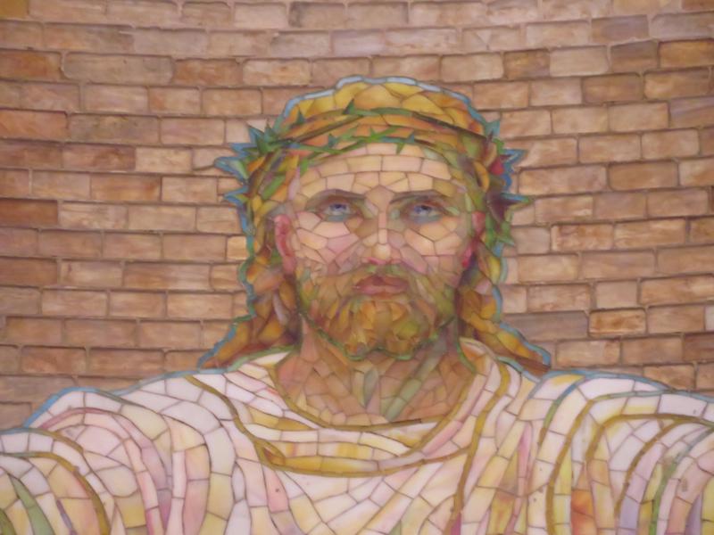 mosaic figure of Christ