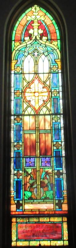 Babcock Memorial Window:  ornamental