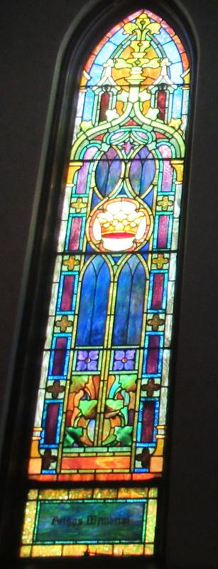 Briggs Memorial Window:  ornamental