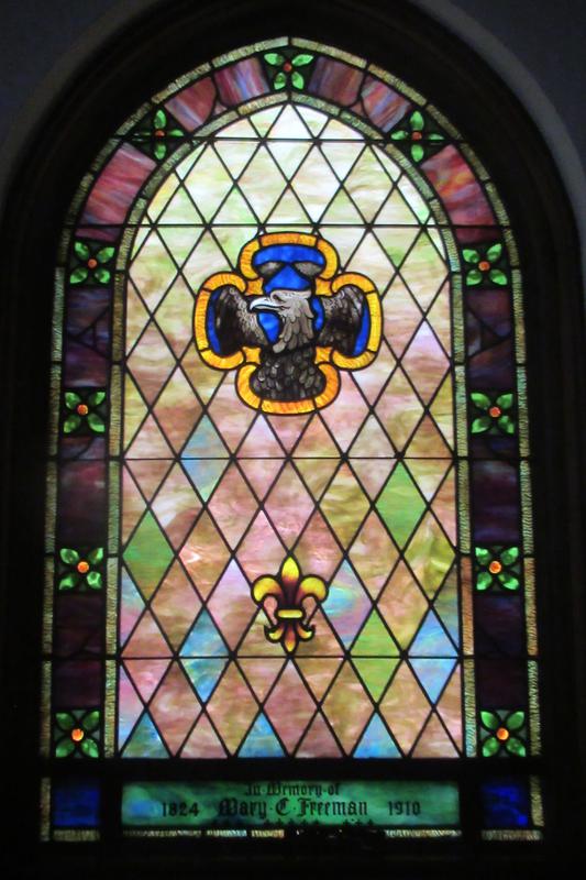 Freeman Memorial Window:  ornamental