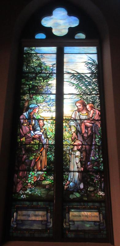 Morris Memorial Window:  Christ Blessing Children