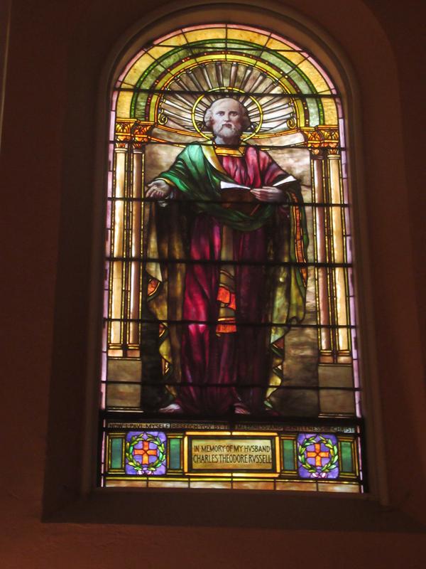 Russell Memorial Window:  St. Paul