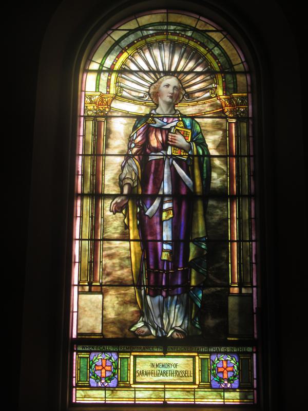 Russell Memorial Window:  Faith