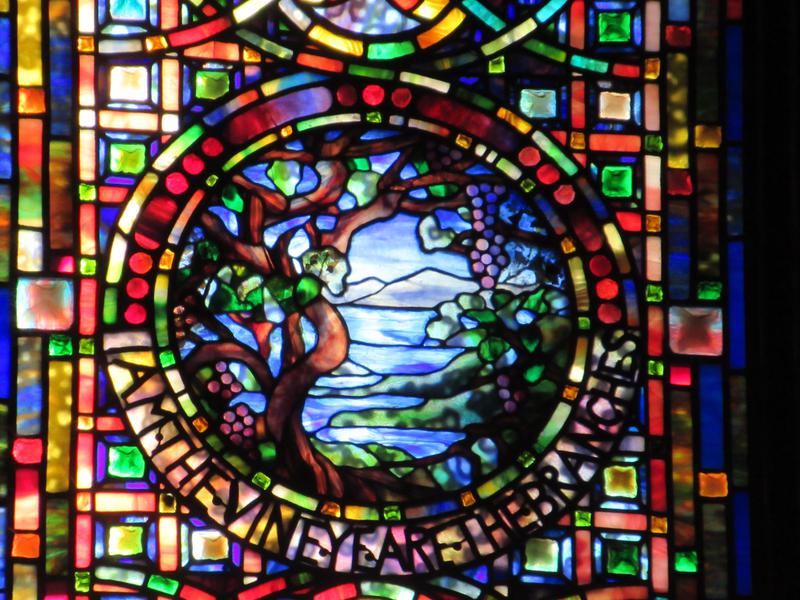 Webb Memorial Window:  medallion