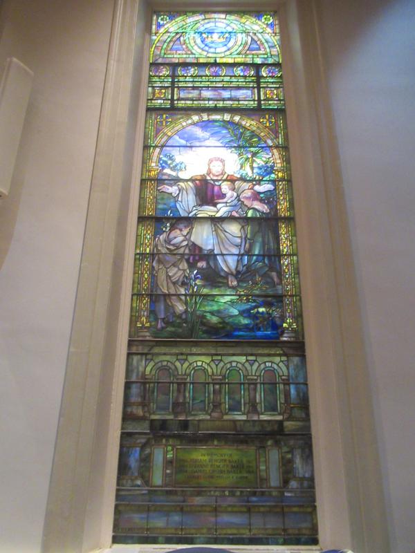 Baker Memorial Window:  Christ Blessing Little Children