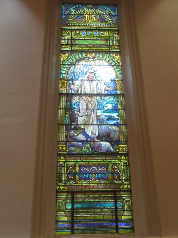 Williamson Memorial Window:  Jesus the Good Shepherd