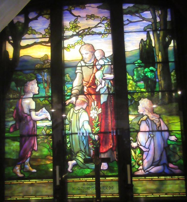 Case Memorial Window:  Christ Blessing Little Children