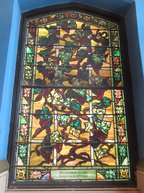 Lewis Memorial Window:  ornamental